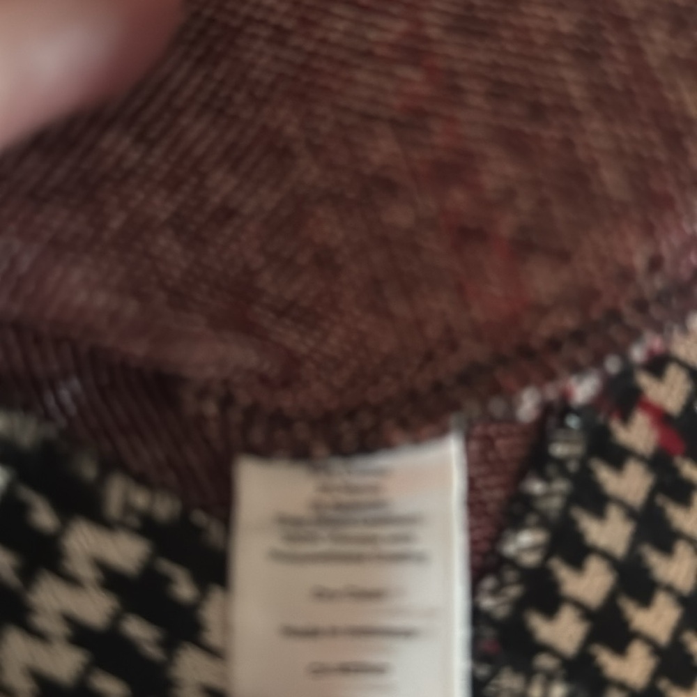🌼Talbots Black White houndstooth skirt size small - Picture 7 of 9